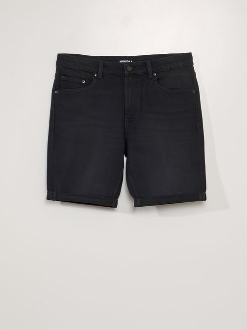 Bermuda slim en jean à 5 poches - Kiabi