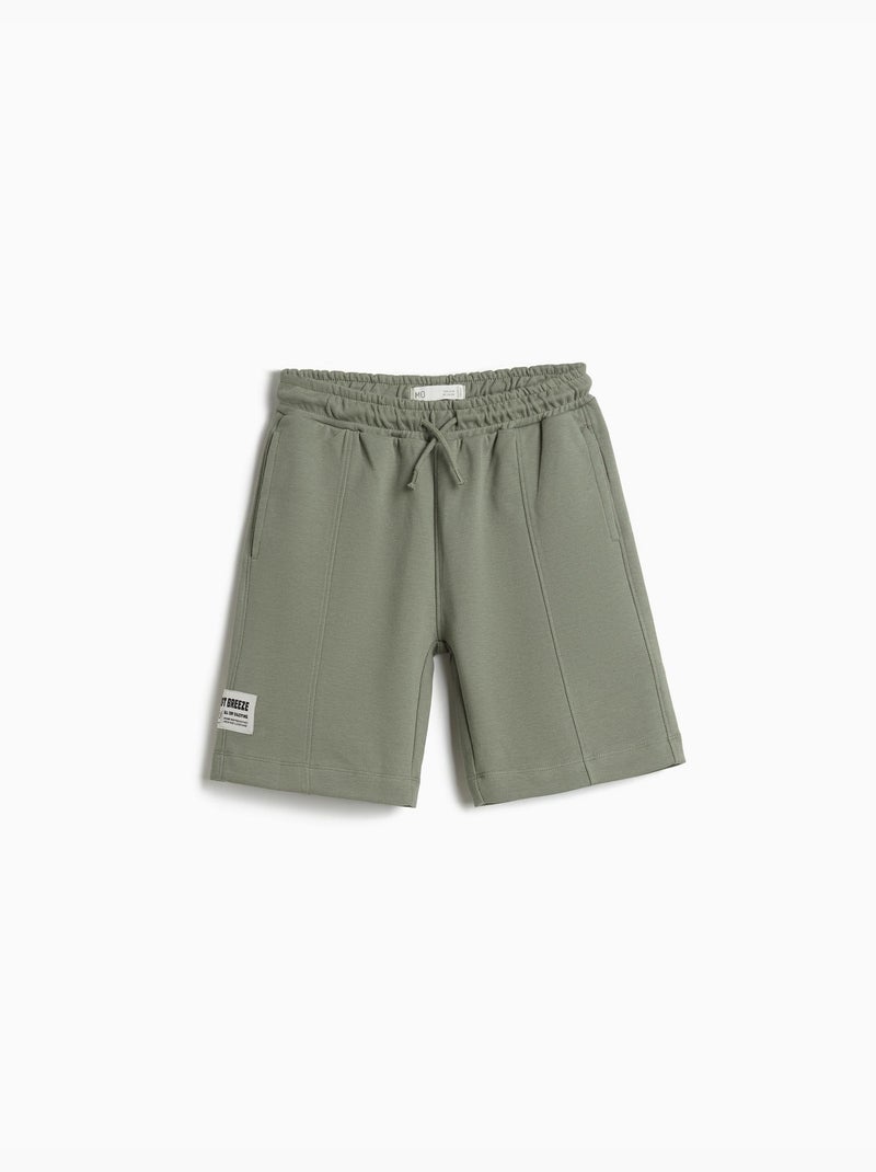 Bermuda texturé, MO Fashion Vert - Kiabi
