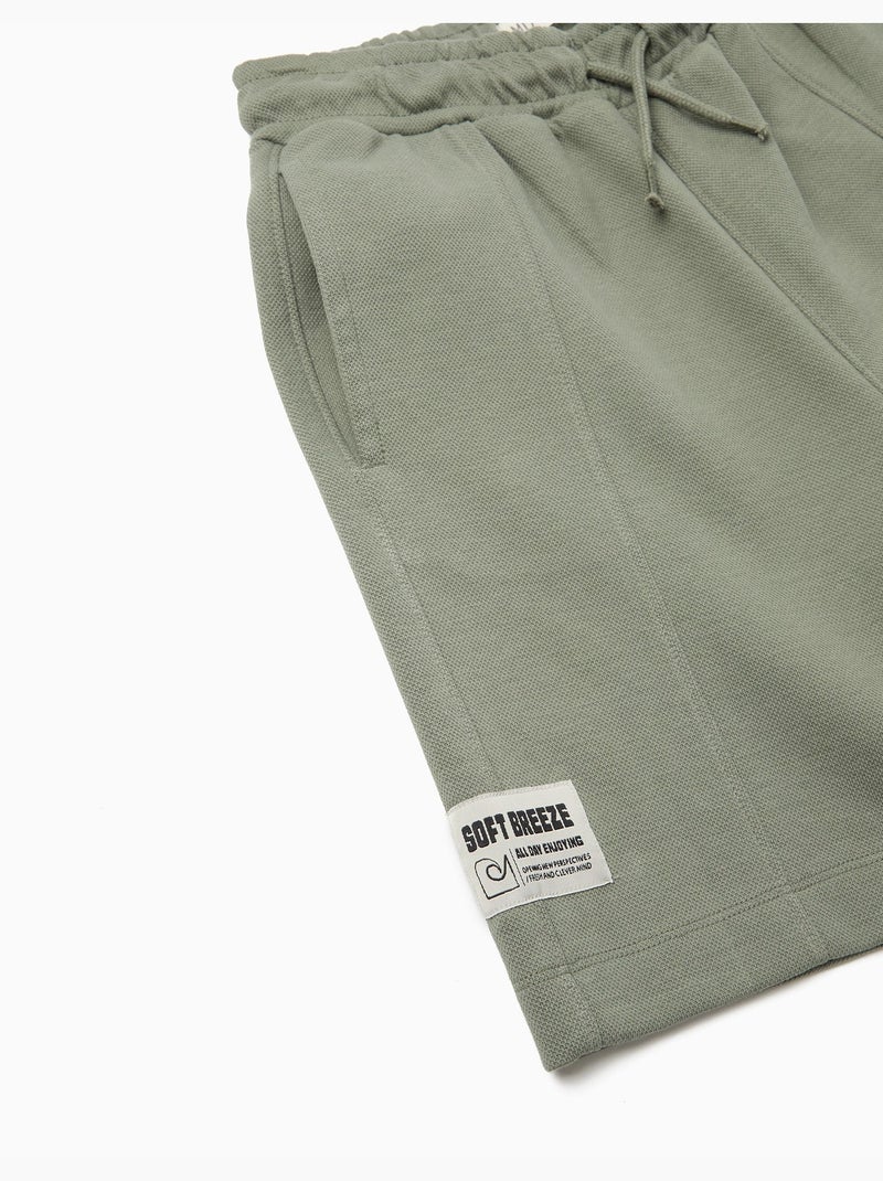 Bermuda texturé, MO Fashion Vert - Kiabi