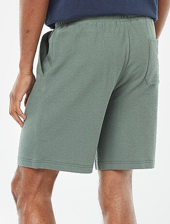 Bermuda uni à poches