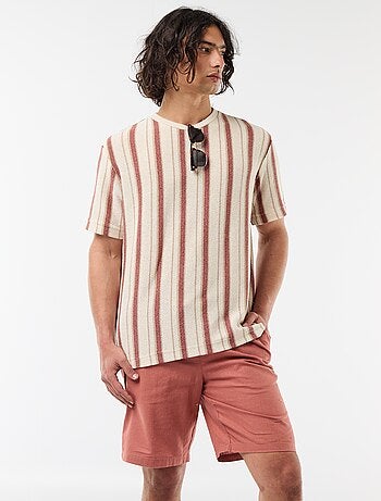 Bermuda en lin mélangé