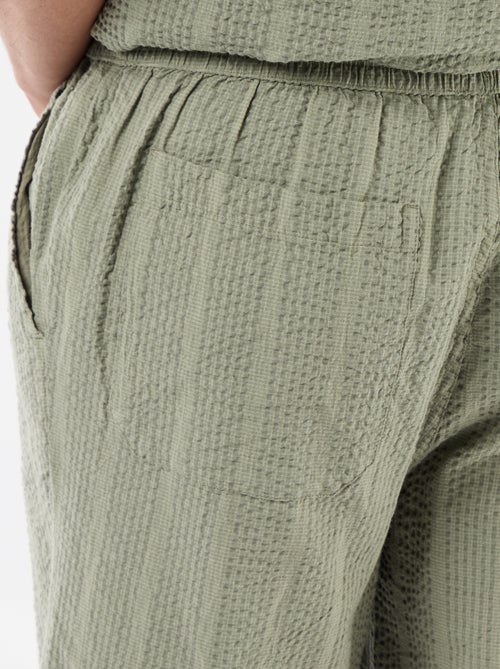 Bermuda van crêpestof - Kiabi