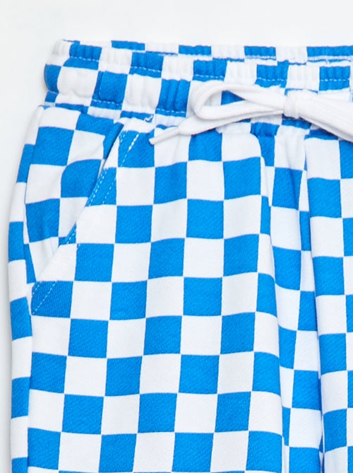 Bermuda van french terry met print - Kiabi