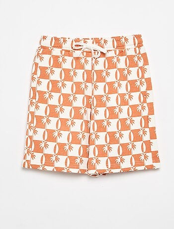 Bermuda van french terry met print