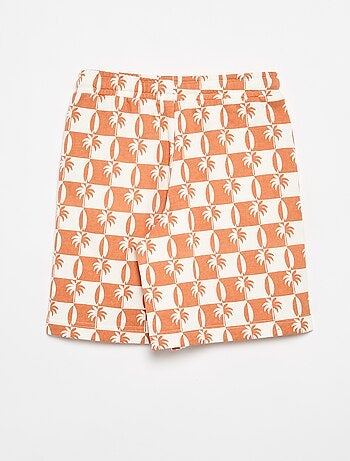 Bermuda van french terry met print