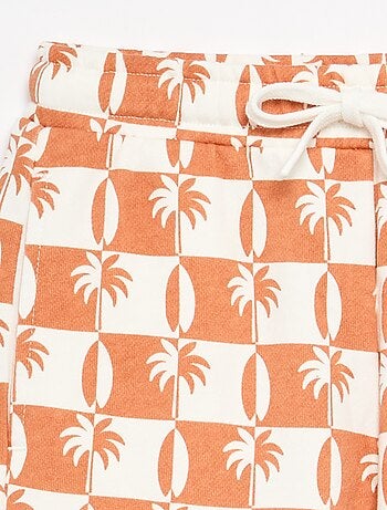 Bermuda van french terry met print