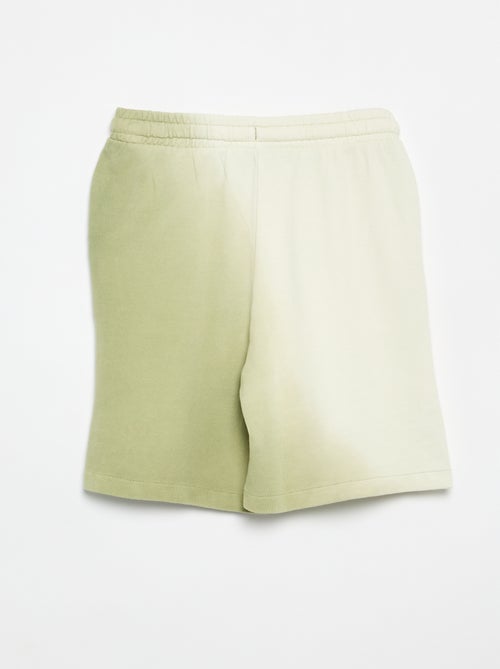 Bermuda van french terry met tie-dye - Kiabi
