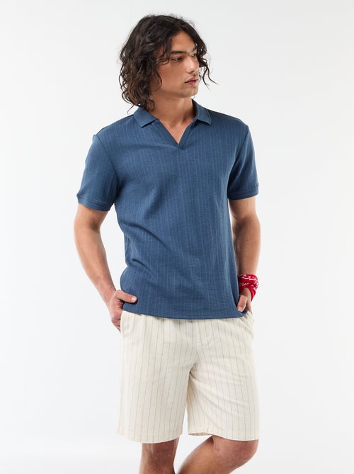 Bermuda van gemengd linnen - Kiabi