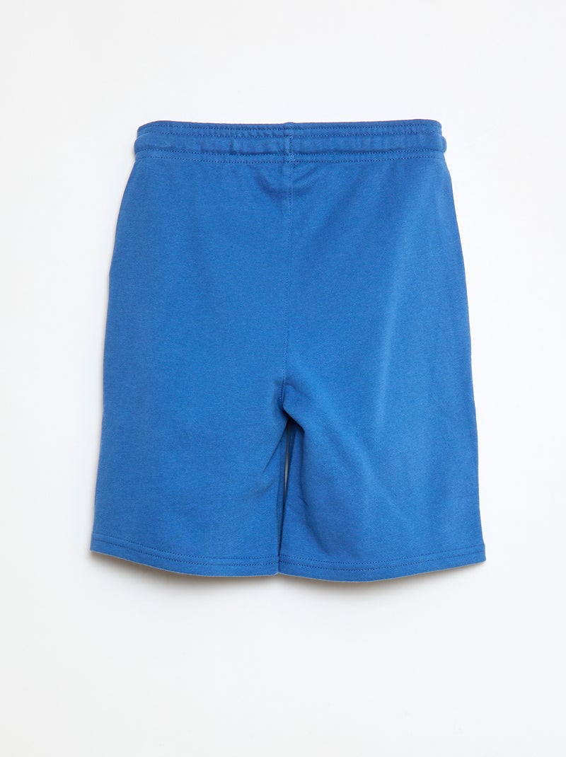 Bermuda van joggingstof Blauw - Kiabi