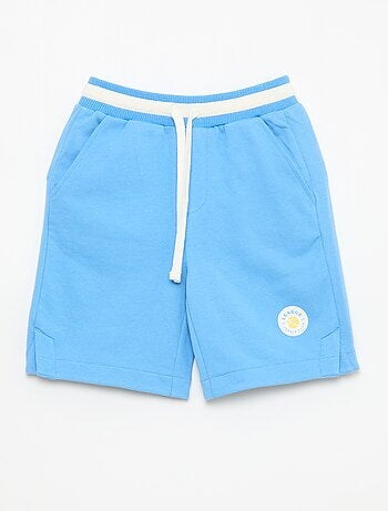 Bermuda van joggingstof