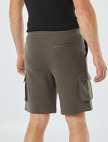 Bermuda van joggingstof met zakken
