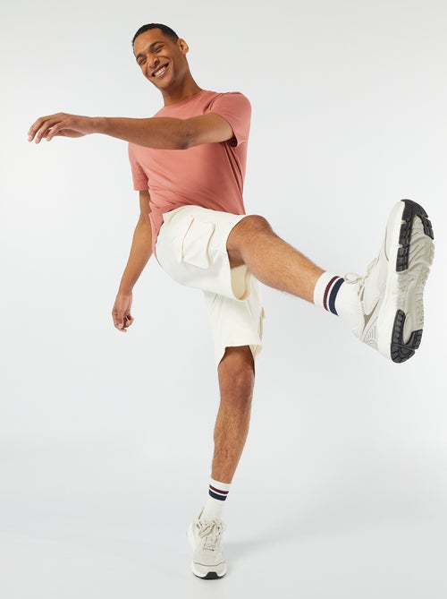 Bermuda van joggingstof met zakken - Kiabi