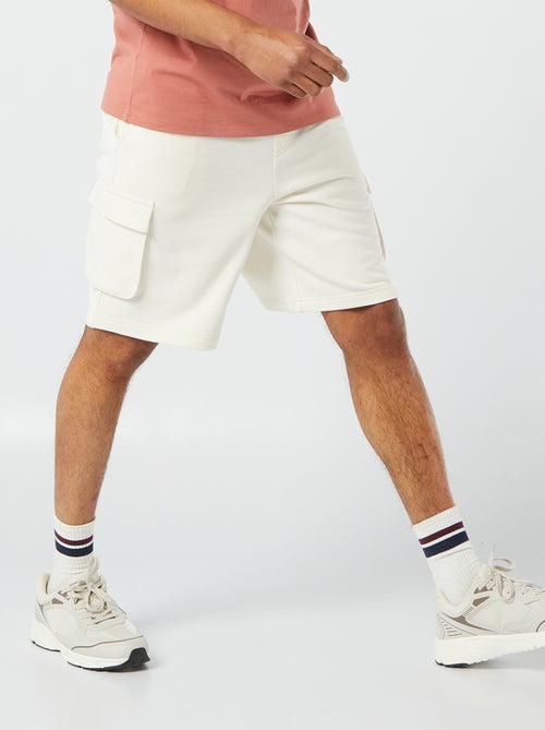 Bermuda van joggingstof met zakken - Kiabi