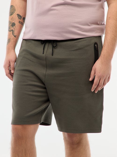 Bermuda van katoenpiqué - Kiabi