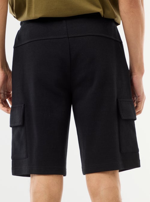 Bermuda van katoenpiqué met meerdere zakken - Kiabi