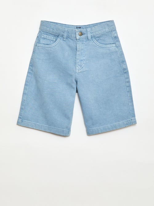 Bermuda van katoentwill met 5 zakken - Kiabi