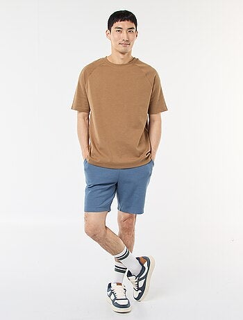 Bermuda van lichte joggingstof