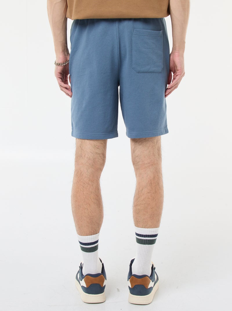 Bermuda van lichte joggingstof Blauw - Kiabi