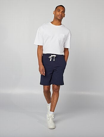 Bermuda van lichte joggingstof