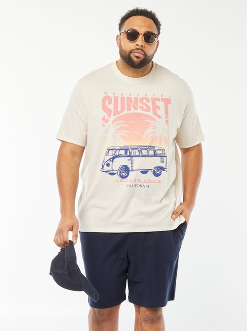Bermuda van lichte joggingstof - Kiabi
