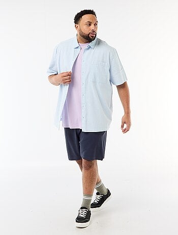Bermuda van lichte joggingstof