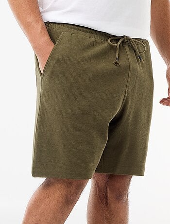 Bermuda van lichte joggingstof