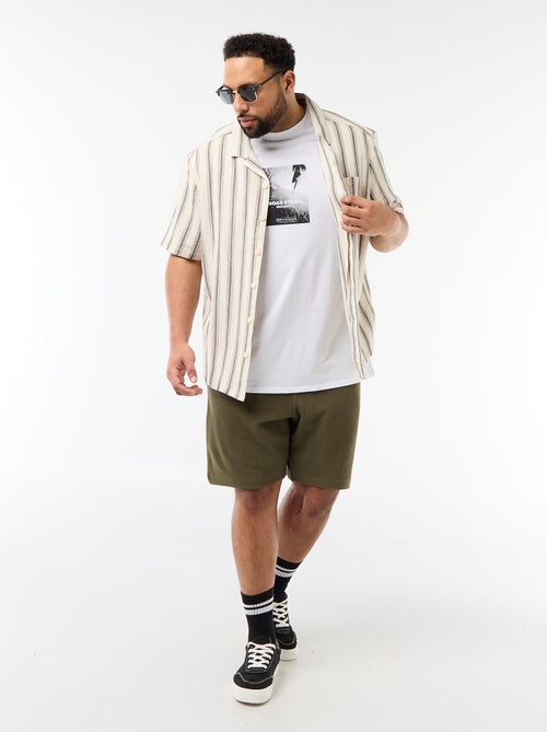 Bermuda van lichte joggingstof - Kiabi