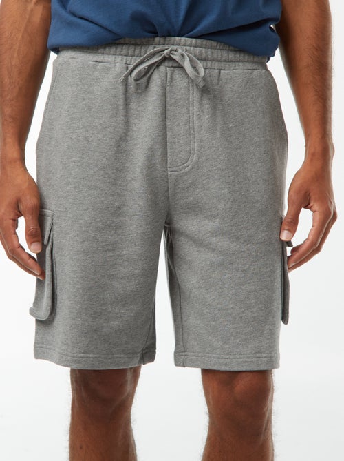 Bermuda van lichte joggingstof met meerdere zakken - Kiabi