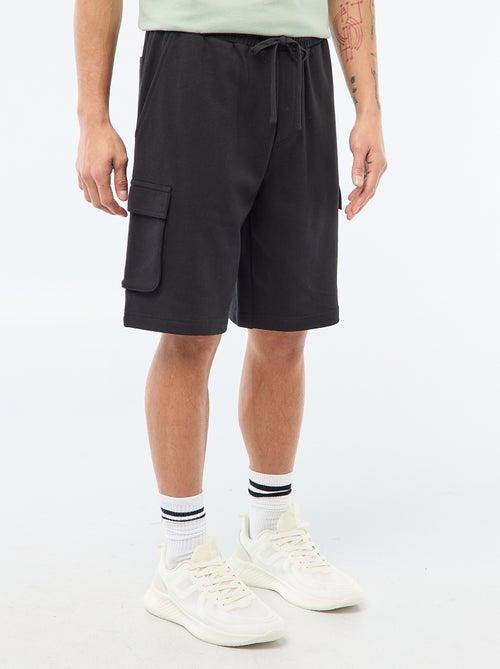 Bermuda van lichte joggingstof met meerdere zakken - Kiabi
