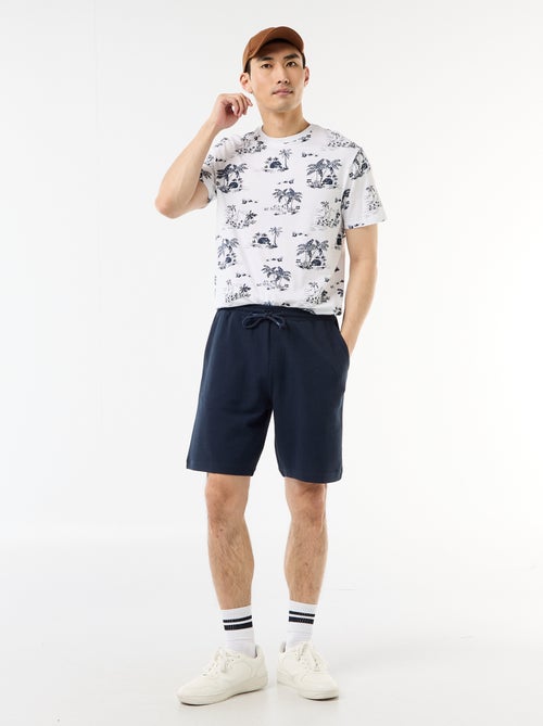 Bermuda van lichte sweatstof (french terry) - Kiabi