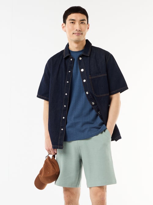 Bermuda van lichte sweatstof (french terry) - Kiabi