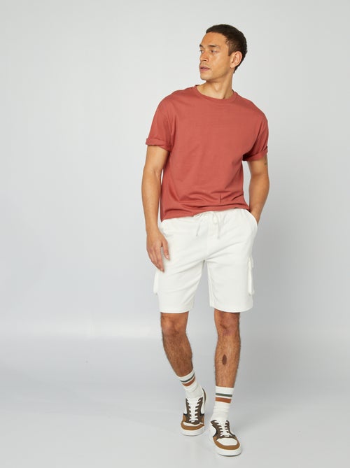 Bermuda van lichte sweatstof met meerdere zakken - Kiabi