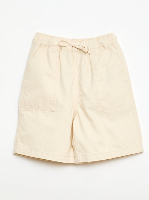 Bermuda van twill - Kiabi