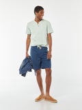 Bermuda van twill met meerdere zakken Blauw - Kiabi