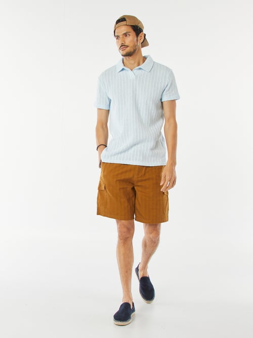 Bermuda van twill met meerdere zakken - Kiabi