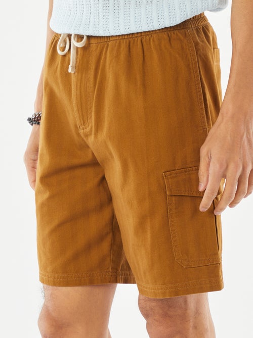 Bermuda van twill met meerdere zakken - Kiabi