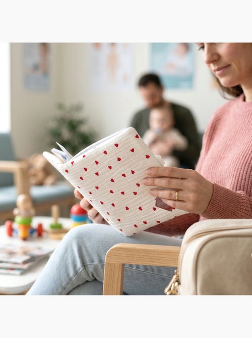 Beschermhoes voor baby's gezondheidsboekje van katoen | sevira kids - Kiabi Beschermhoes voor baby's gezondheidsboekje van katoen | sevira kids - Kiabi
