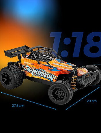 Bestuurbare 4x4 auto OVERMAX X-Pace - 30 km/u - LED-verlichting
