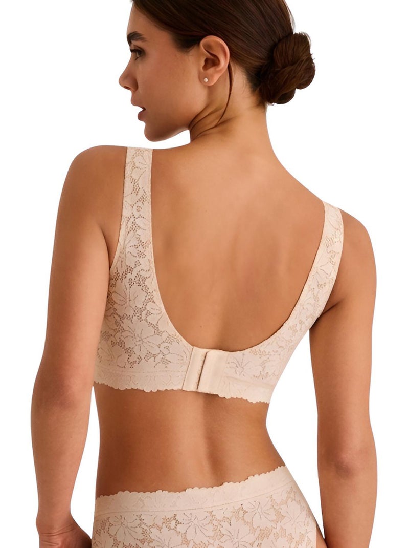 Beugelbeha one and lace Beige - Kiabi