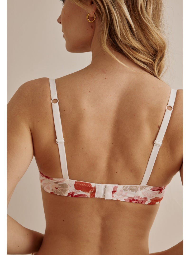 Bh met cups diva Wit / Roze / Beige - Kiabi