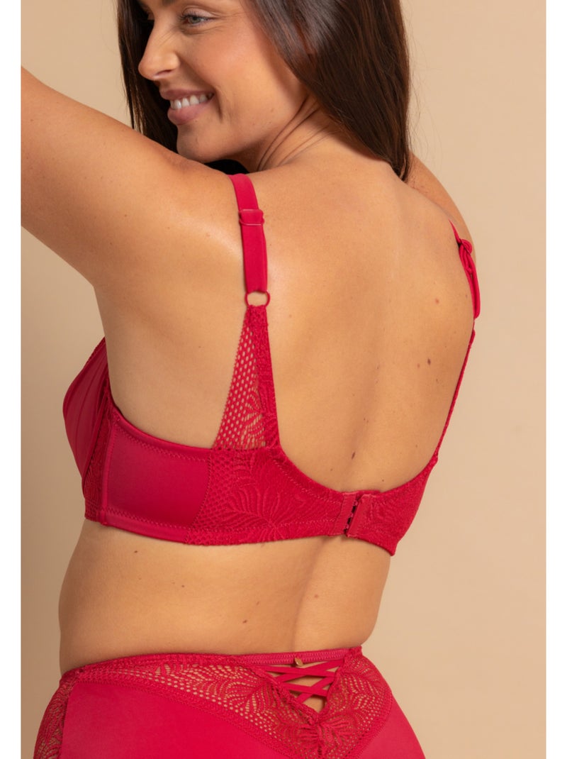 Bh oline  van kant Rood - Kiabi