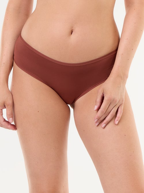 Bi-materiaal shorty van kant - Kiabi Bi-materiaal shorty van kant - Kiabi
