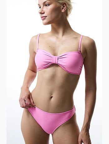 Bia haut de bikini bandeau à nœud penti