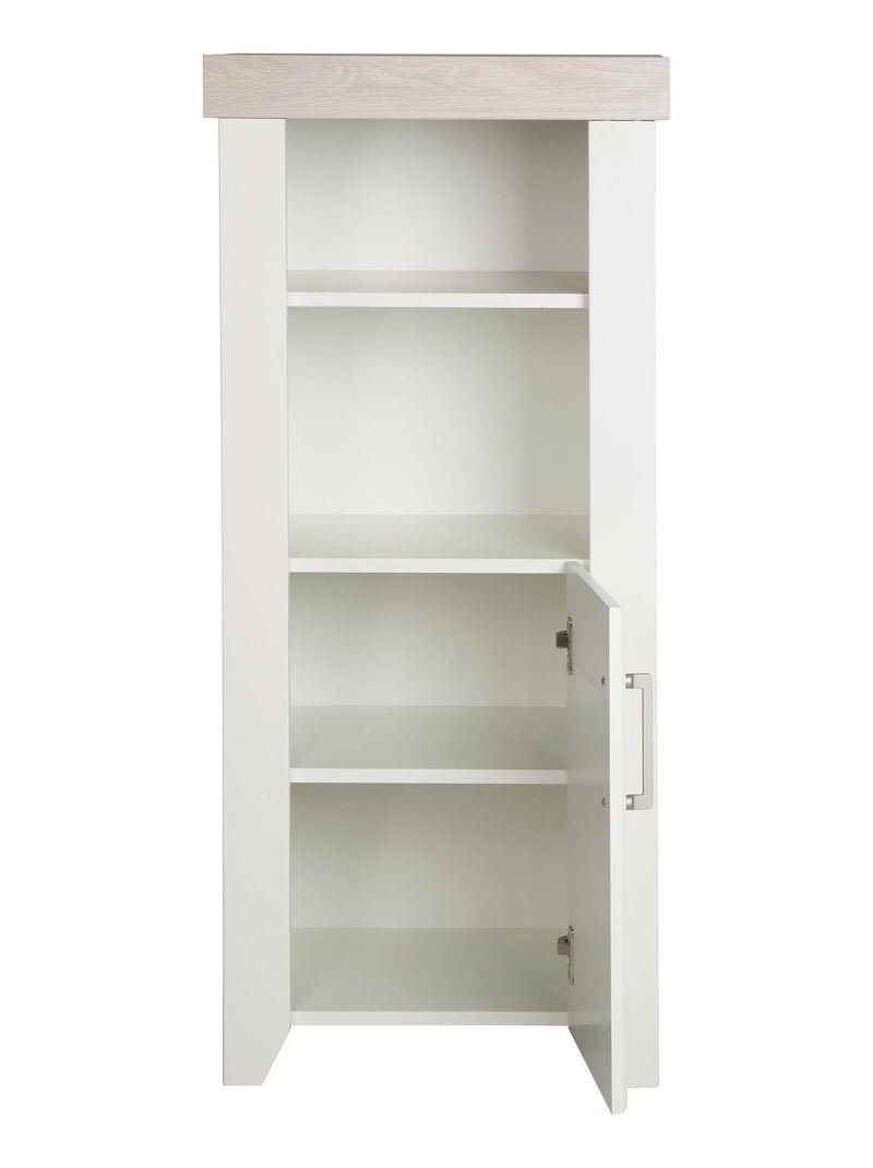 Bibliothèque enfant 1 porte 2 niches 'Roba felicia' Blanc - Kiabi