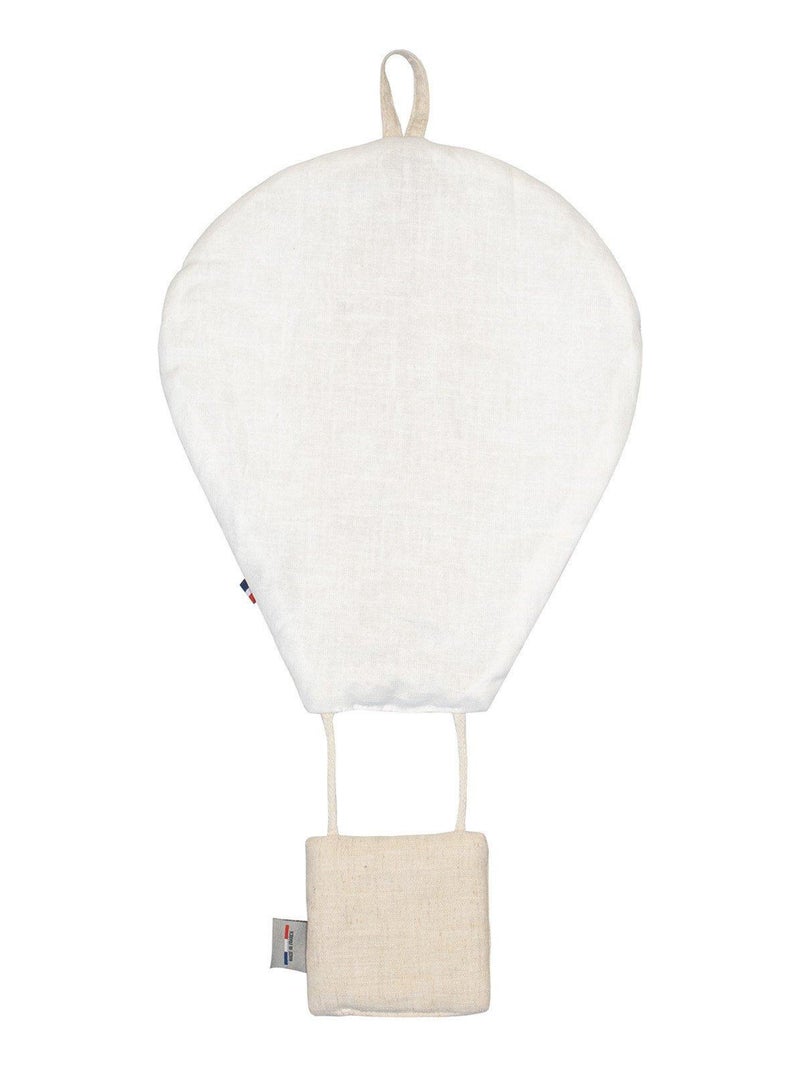 Bicolore decoratieve muurballon van linnen Beige - Kiabi