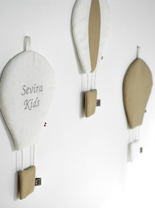 Bicolore decoratieve muurballon van linnen - Kiabi