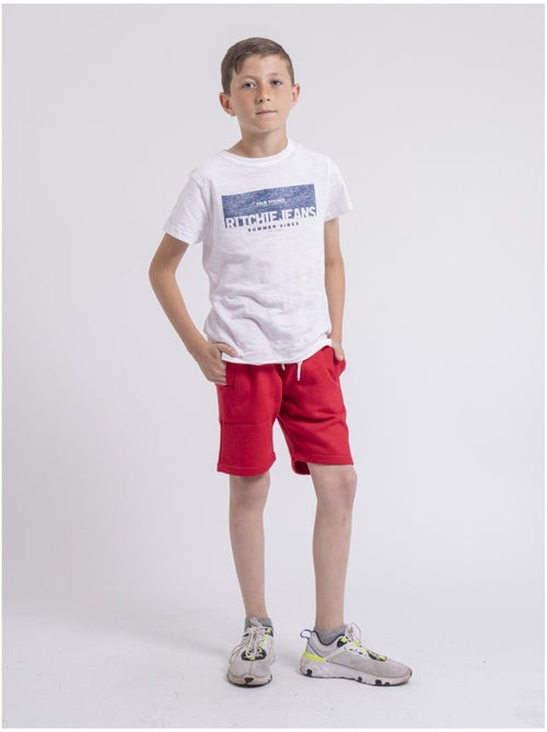 Bidmin-j fleece bermuda shorts - Kiabi