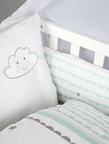 Bijzetbed 60 x 120 cm met complete beddengoedset 'Happy Cloud' ROBA