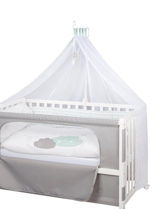 Bijzetbed 60 x 120 cm met complete beddengoedset 'Happy Cloud' ROBA - Kiabi