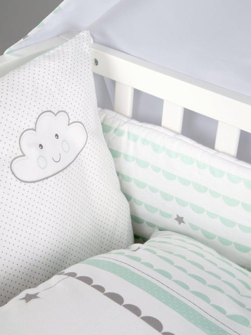 Bijzetbed 60 x 120 cm met complete beddengoedset 'Happy Cloud' ROBA - Kiabi